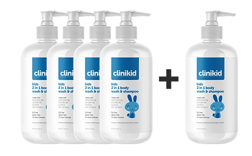 Clinikid 2'si 1 Arada Şampuan ve Duş Jeli