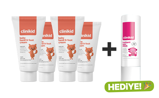 Clinikid Doğal El ve Ayak Nemlendirici Kremi