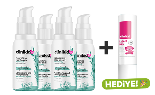 Clinikid Mom's Series Saç Onarıcı ve Güçlendirici Serum