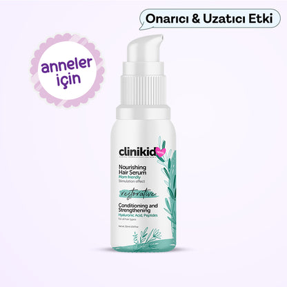 Clinikid Mom's Series Saç Onarıcı ve Güçlendirici Serum