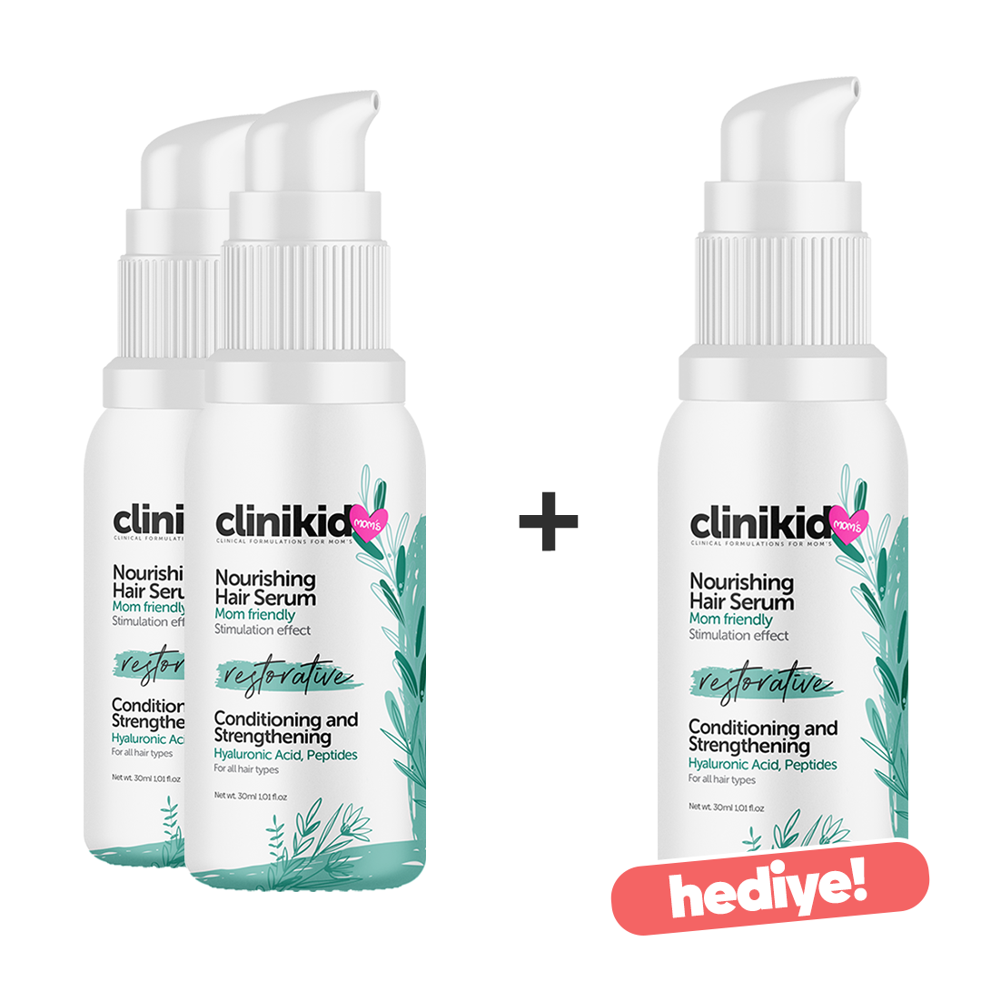 Clinikid Mom's Series Saç Onarıcı ve Güçlendirici Serum