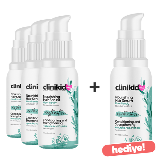 Clinikid Mom's Series Saç Onarıcı ve Güçlendirici Serum