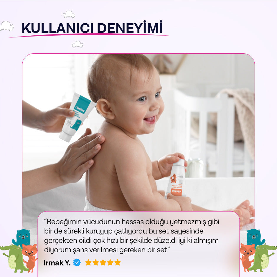 Clinikid Kuru Cilt Özel Bakım Seti