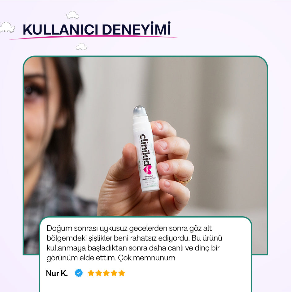 Clinikid Mom's Series Göz Altı Bakım Roll On'u