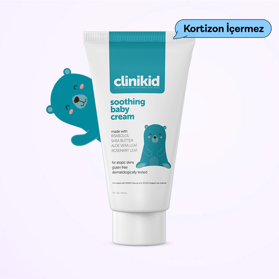 Clinikid Atopik Cilt Yatıştırıcı ve Nemlendirici Kremi
