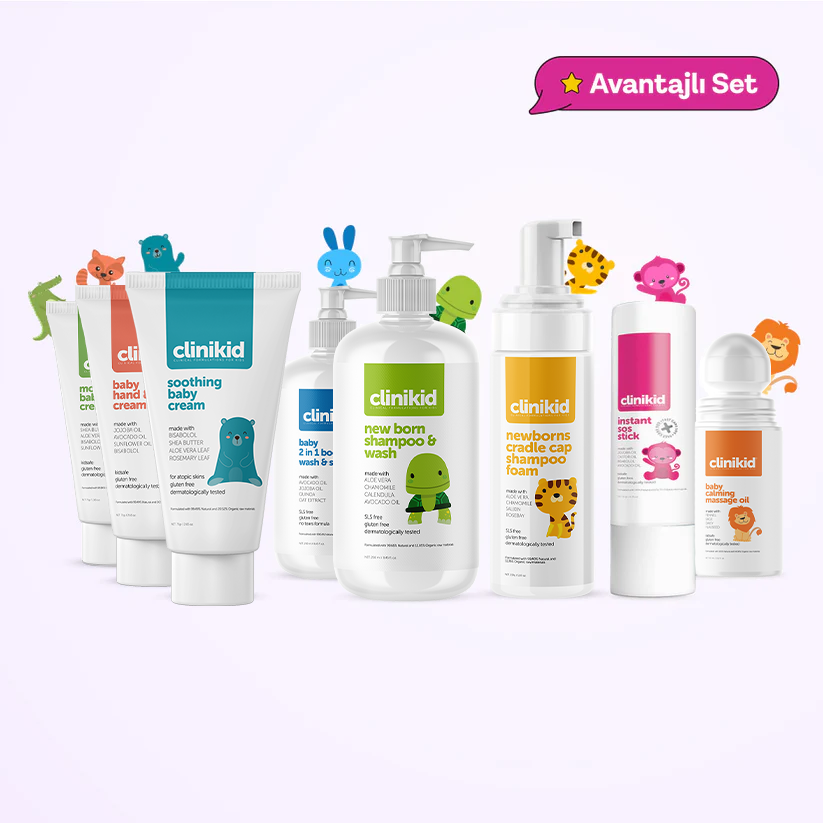 Clinikid Avantajlı Bebek Bakım Seti